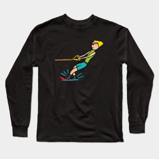 Water Skiing Long Sleeve T-Shirt